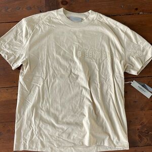 Fear of God Essentials Short Sleeve Sand Tshirt DSWT